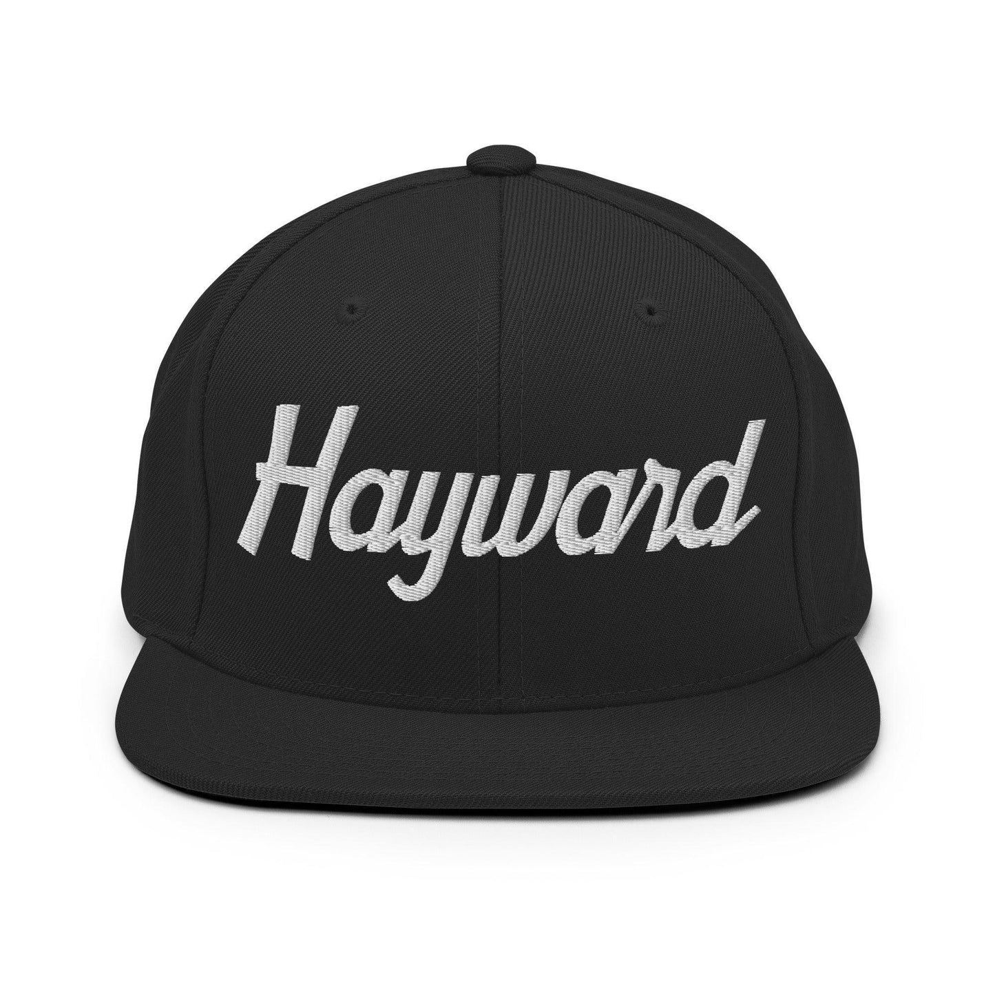 Hayward Script Snapback Hat Black
