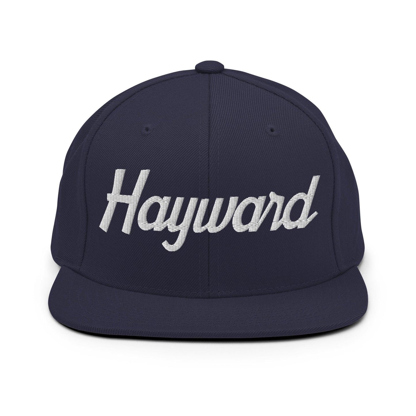 Hayward Script Snapback Hat Navy