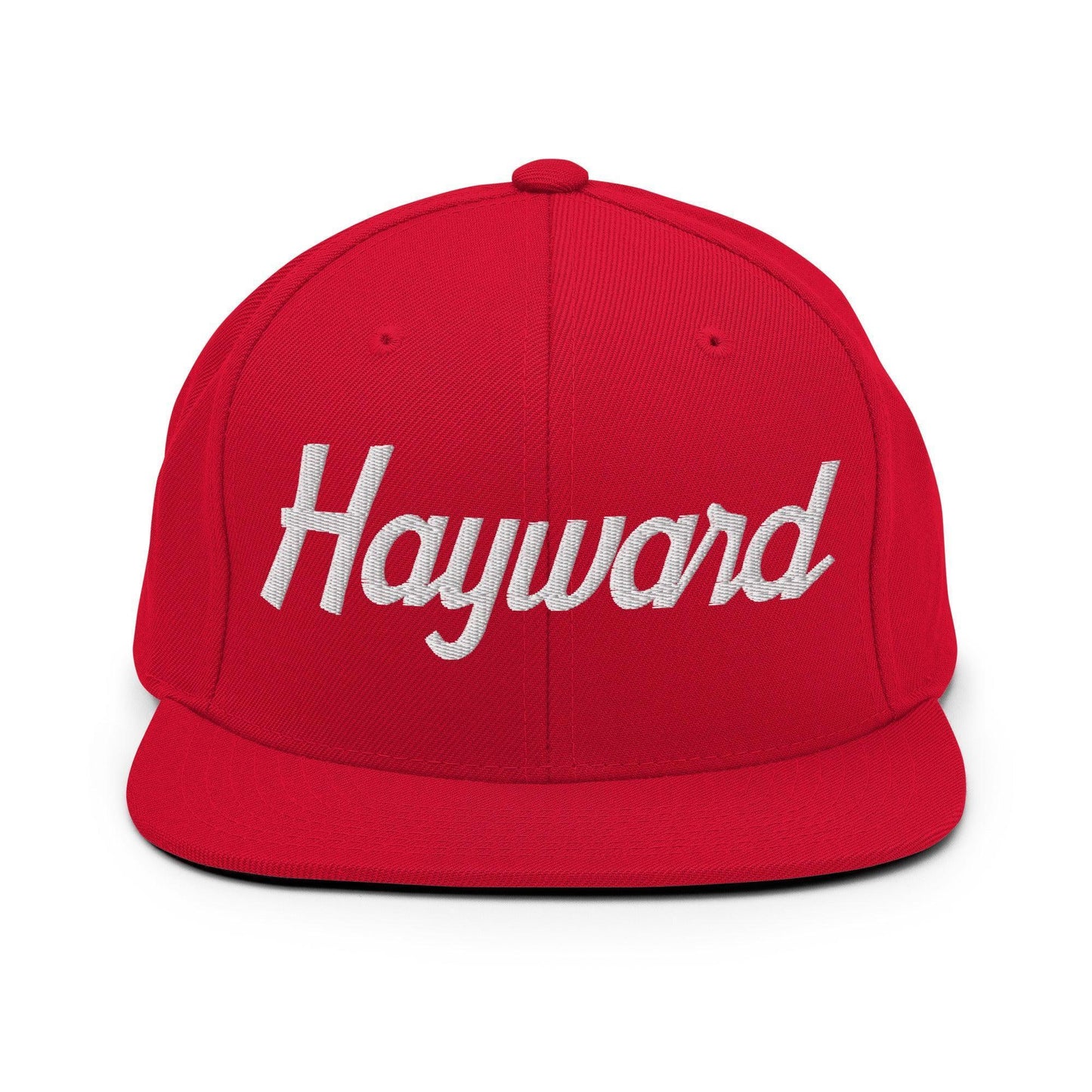 Hayward Script Snapback Hat Red