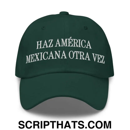 Haz América Mexicana Orta Vez Embroidered Dad Hat Spruce