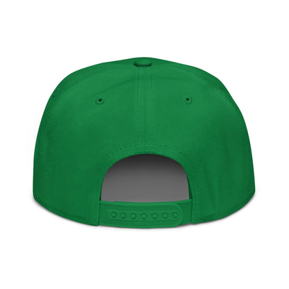 Hecho en Mexico II Script Snapback Hat Kelly Green