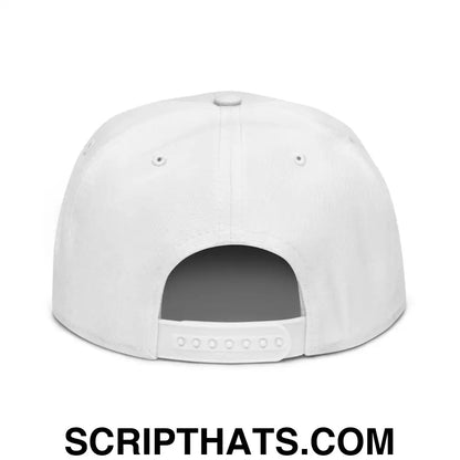 Hecho en Mexico III Script Snapback Hat White