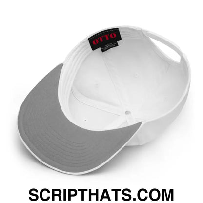 Hecho en Mexico III Script Snapback Hat White