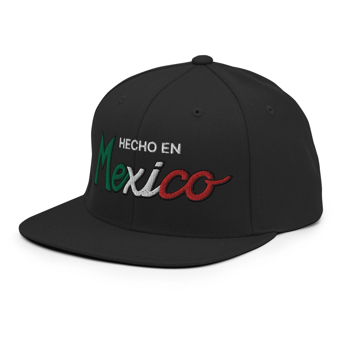 Hecho en Mexico IV Script Snapback Hat Black