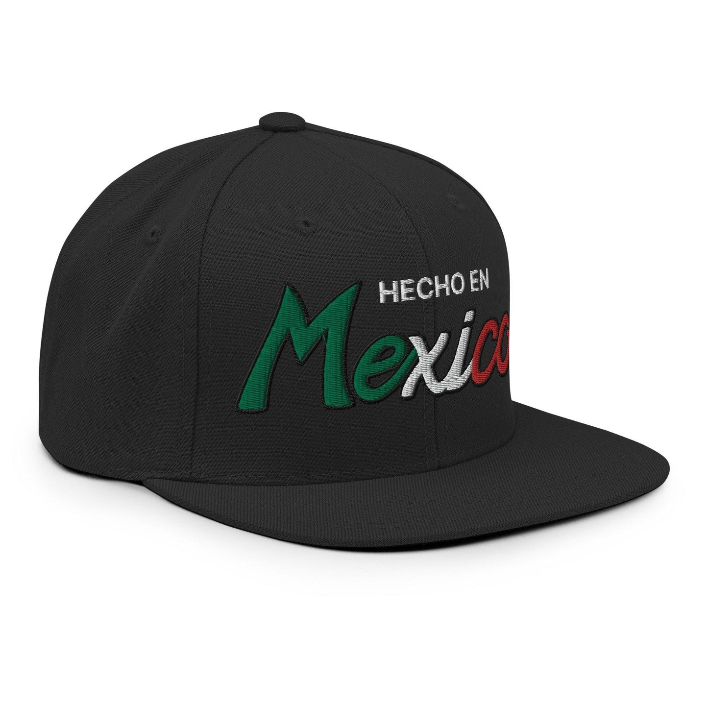 Hecho en Mexico IV Script Snapback Hat Black