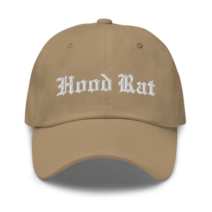 Hood Rat OG Old English Dad Hat Khaki