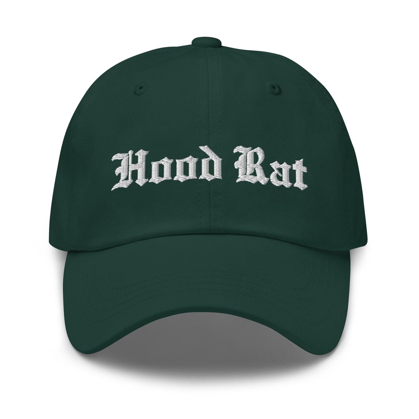 Hood Rat OG Old English Dad Hat Spruce