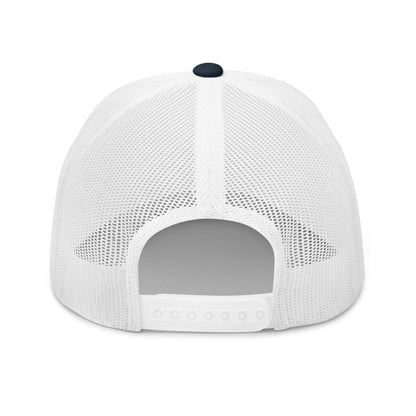 I Have Rabies Embroidered Mesh Trucker Hat Navy White