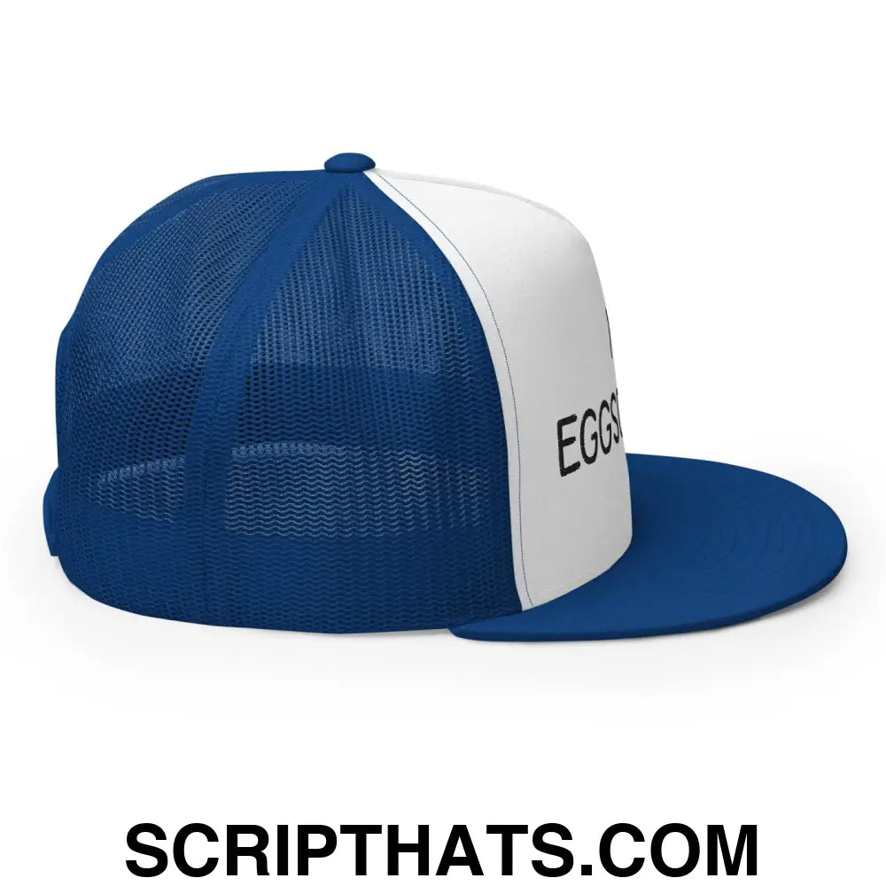 I'm Eggscellent Regular Trucker Show Hat Royal White Royal