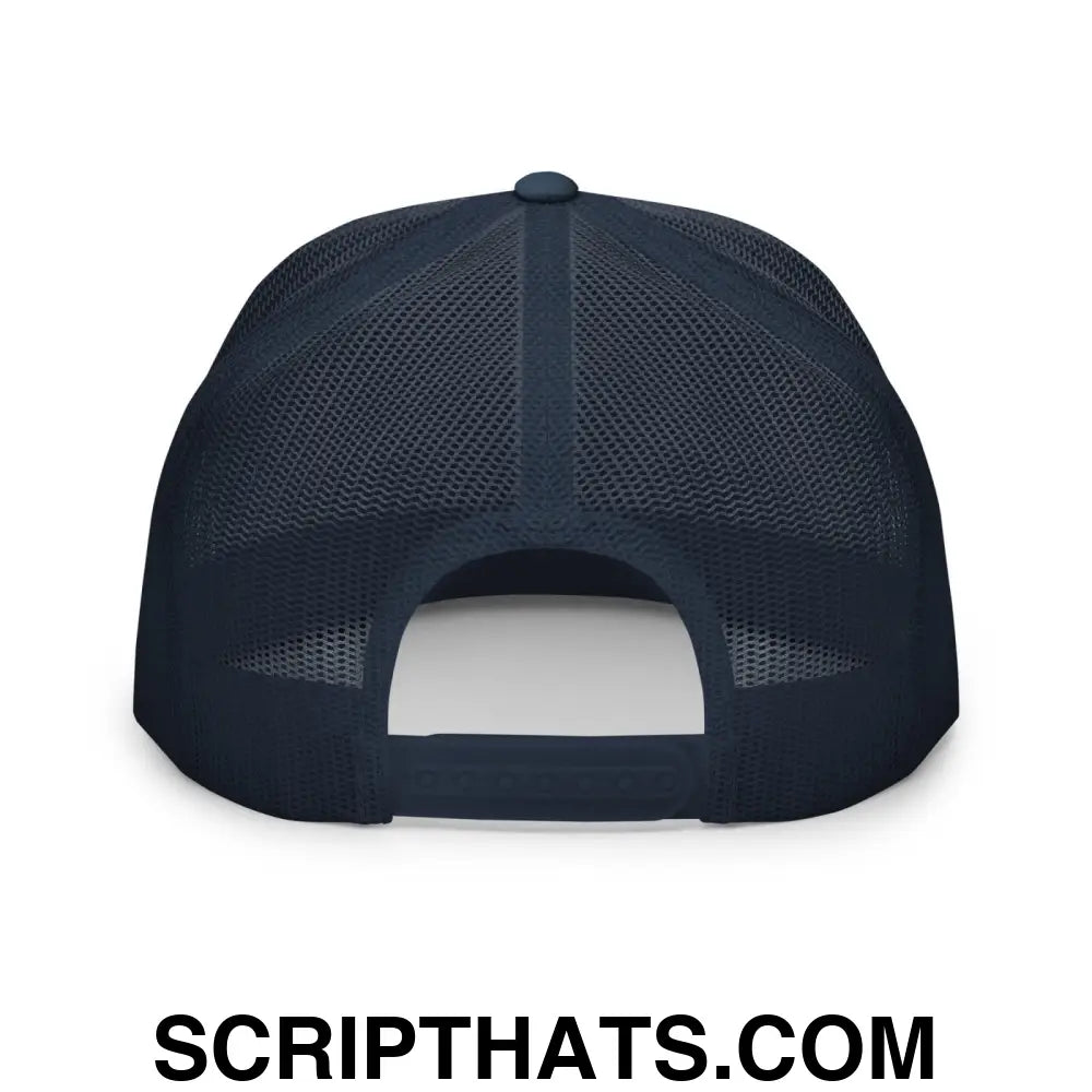 I'm Eggscellent Regular Trucker Show Hat Navy White Navy