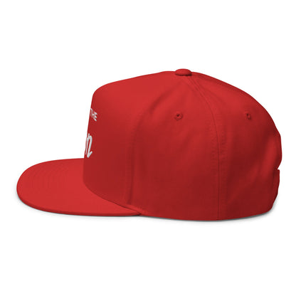 I'm Voting for the Felon Flat Bill Snapback Hat Red