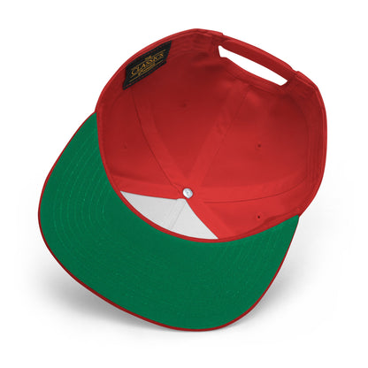 I'm Voting for the Felon Flat Bill Snapback Hat Red