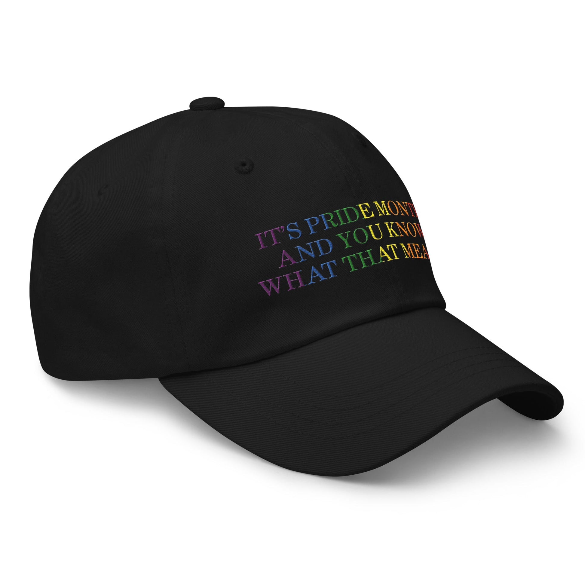 It's Pride Month And You Know What That Means Dad Hat Black