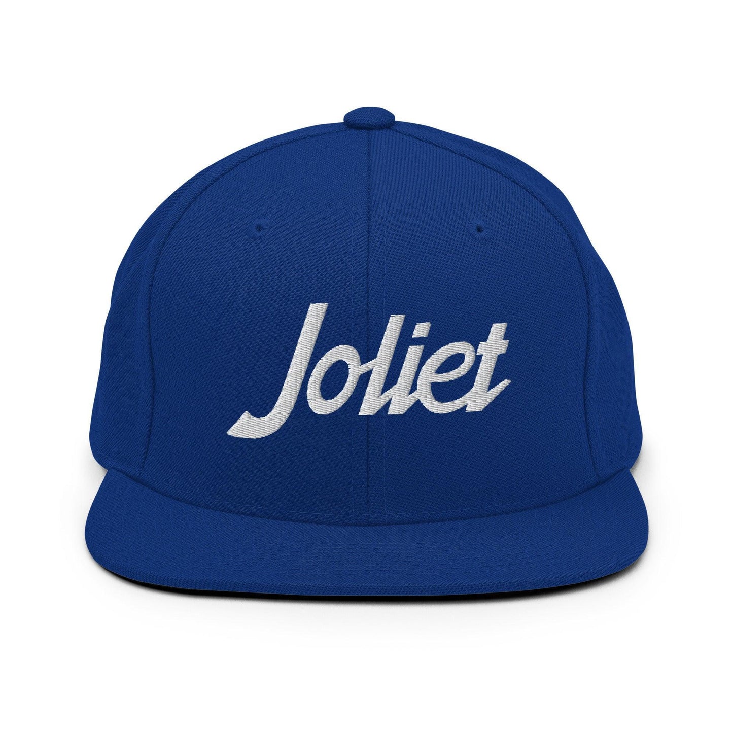 Joliet Script Snapback Hat Royal Blue