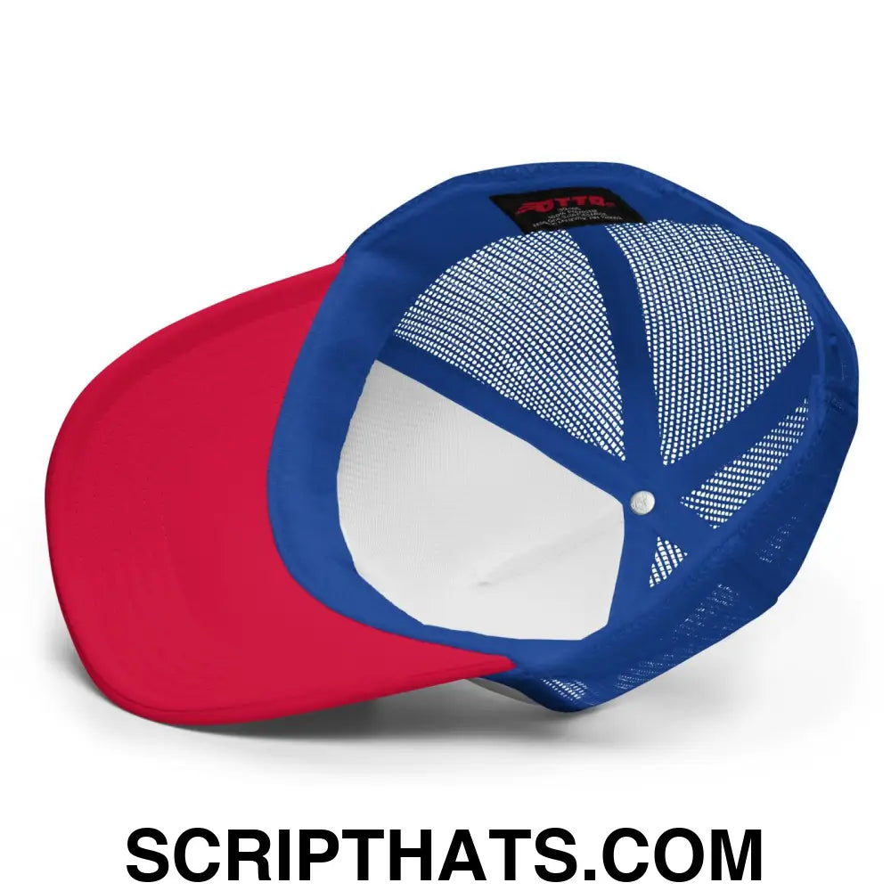 Just Here to Bang 4th of July Funny Foam Trucker Hat Red White Blue