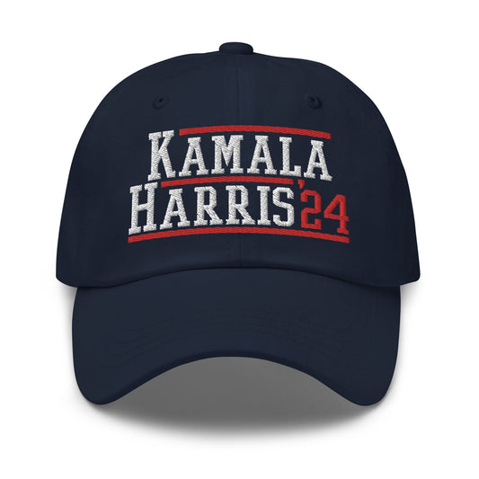 Kamala Harris 2024 '24 Dad Hat Navy