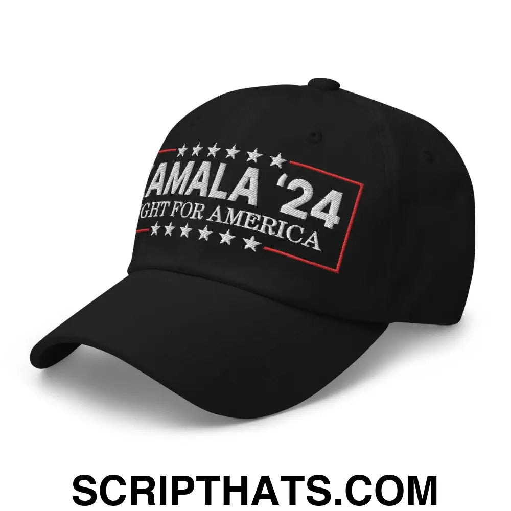 Kamala Harris 2024 Fight for America Dad Hat Black