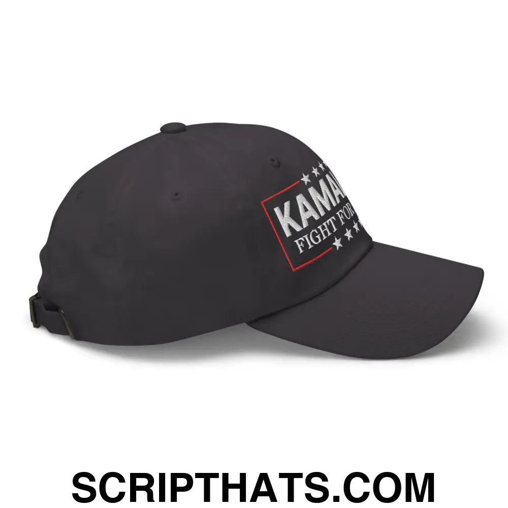 Kamala Harris 2024 Fight for America Dad Hat Dark Grey