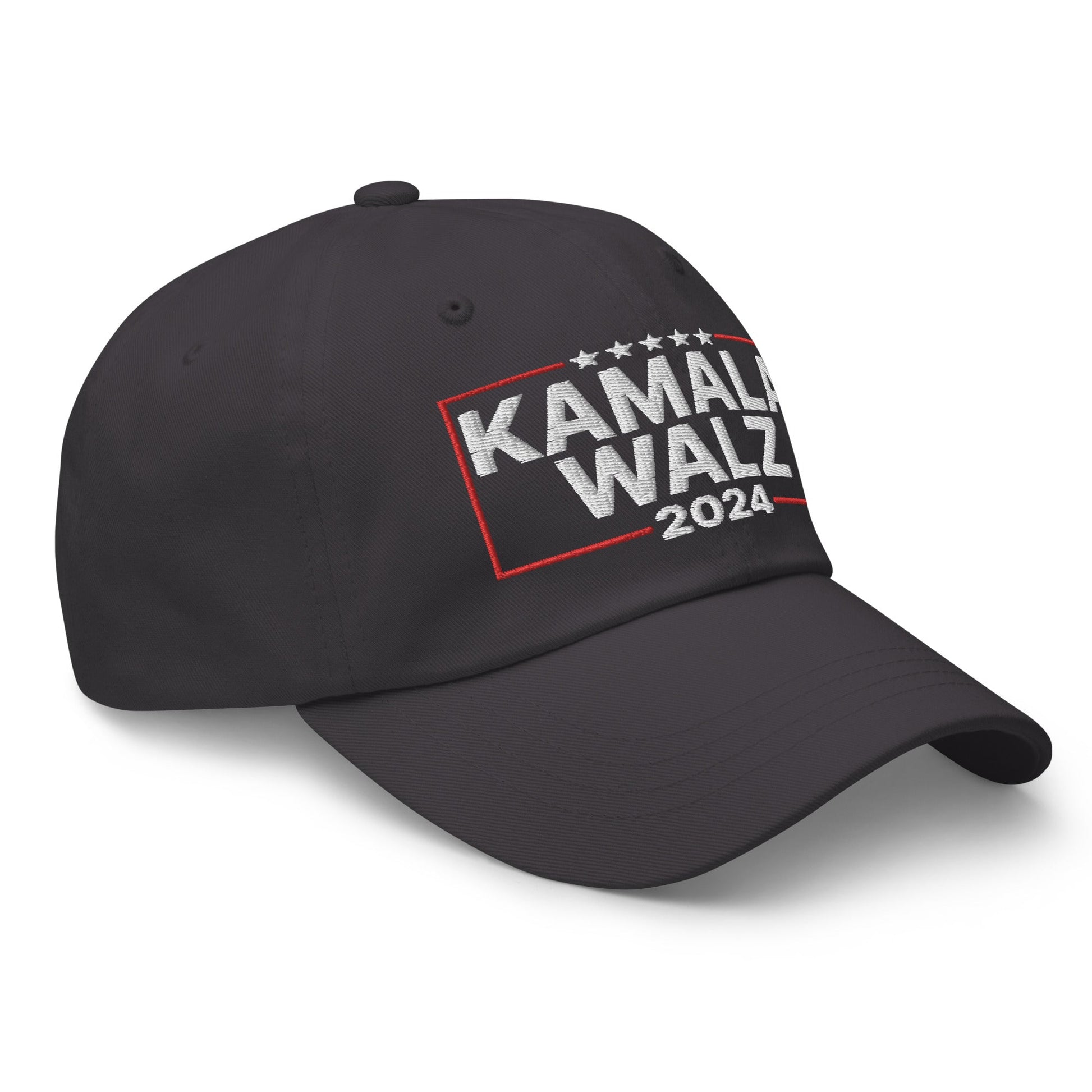 Kamala Harris 2024 Tim Walz Dad Hat Dark Grey