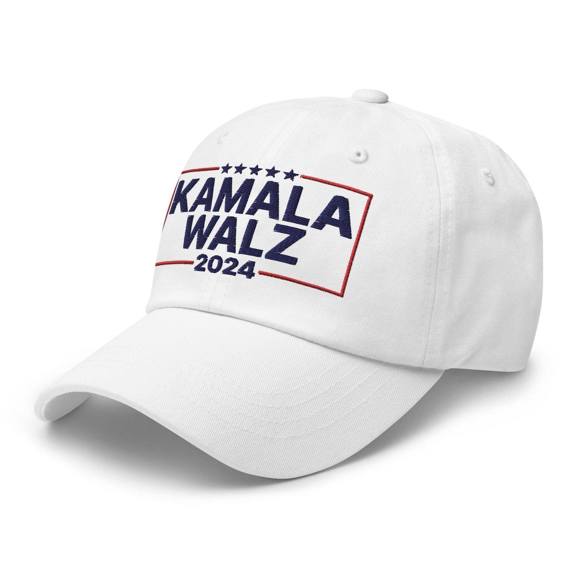 Kamala Harris 2024 Tim Walz Dad Hat White