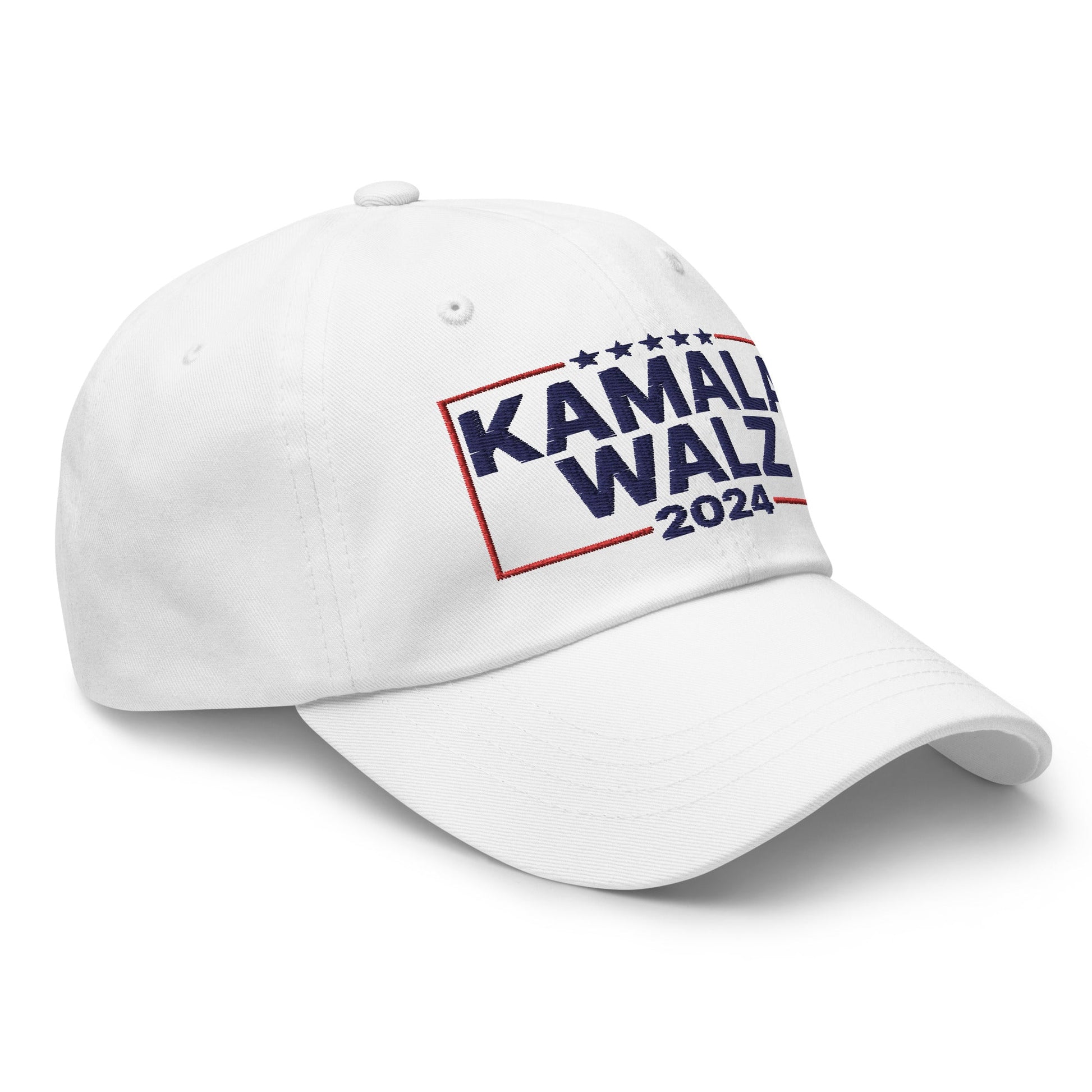 Kamala Harris 2024 Tim Walz Dad Hat White