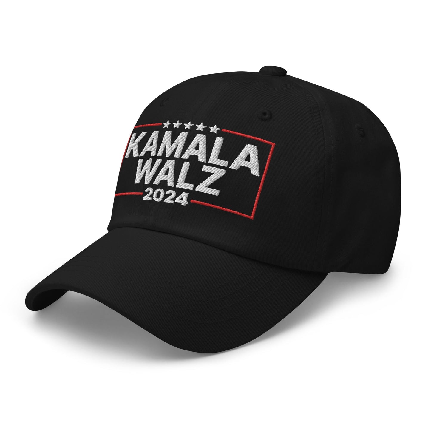 Kamala Harris 2024 Tim Walz Dad Hat Black