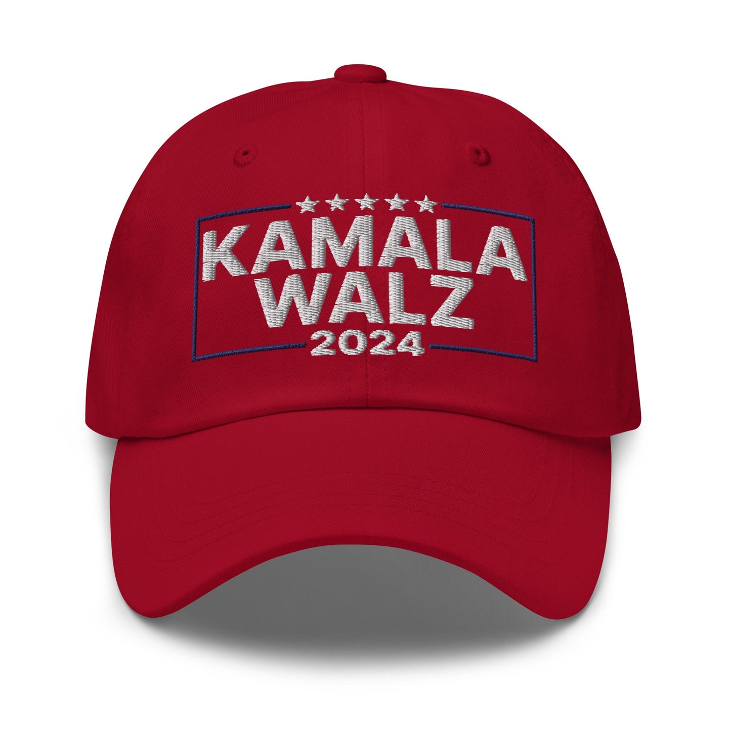 Kamala Harris 2024 Tim Walz Dad Hat Cranberry