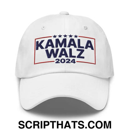 Kamala Harris 2024 Tim Walz Dad Hat White