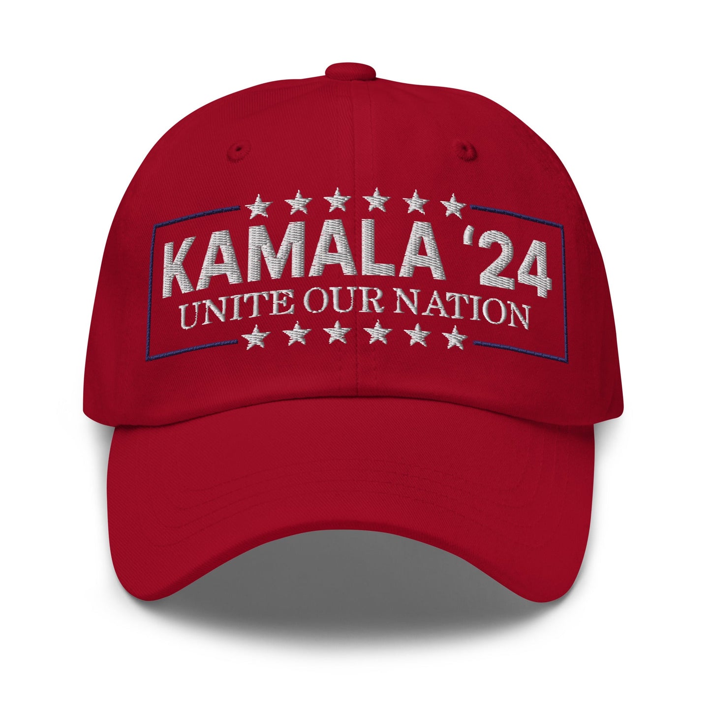 Kamala Harris 2024 Unite Our Nation Dad Hat Cranberry