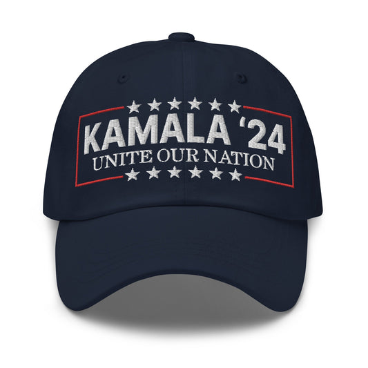 Kamala Harris 2024 Unite Our Nation Dad Hat Navy