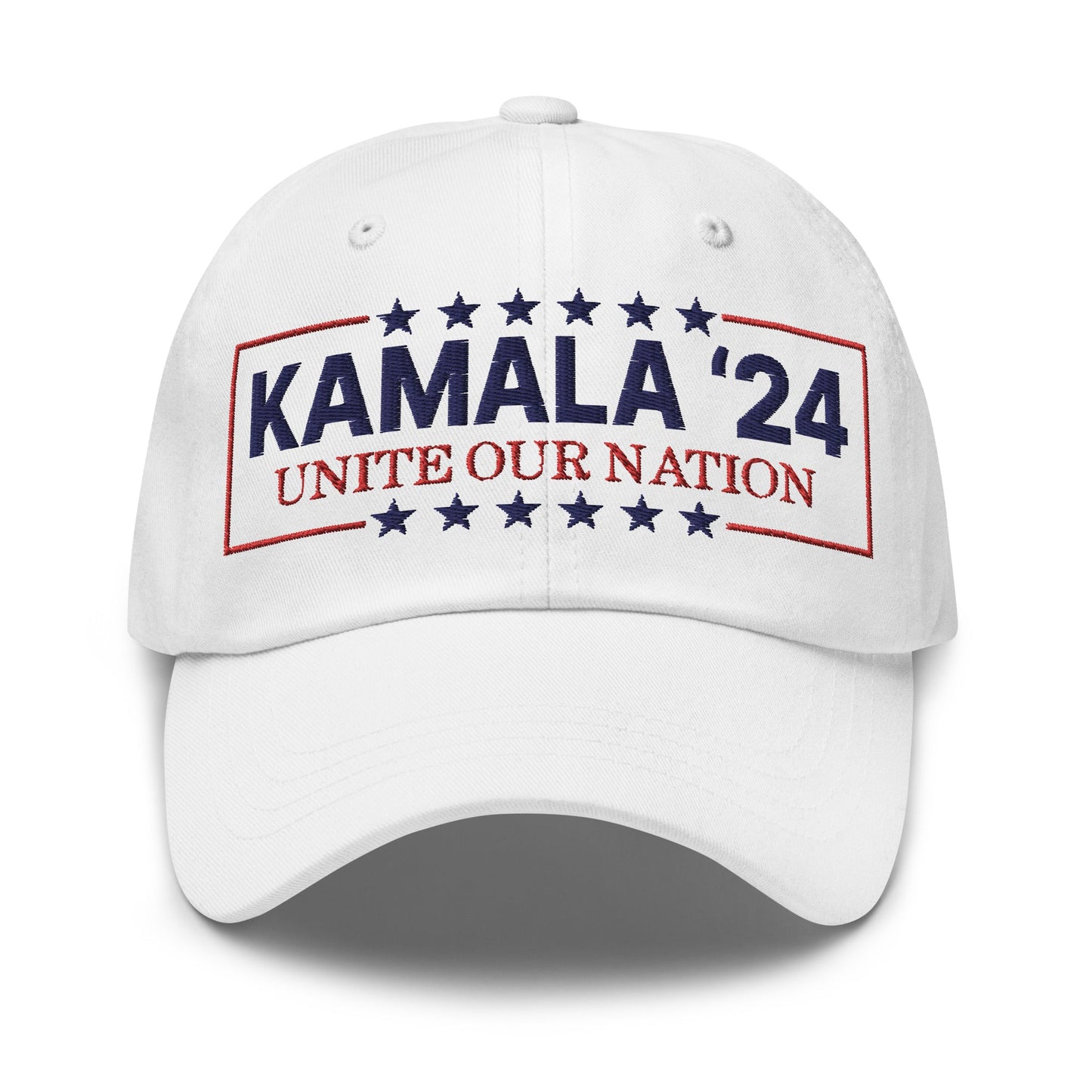 Kamala Harris 2024 Unite Our Nation Dad Hat White