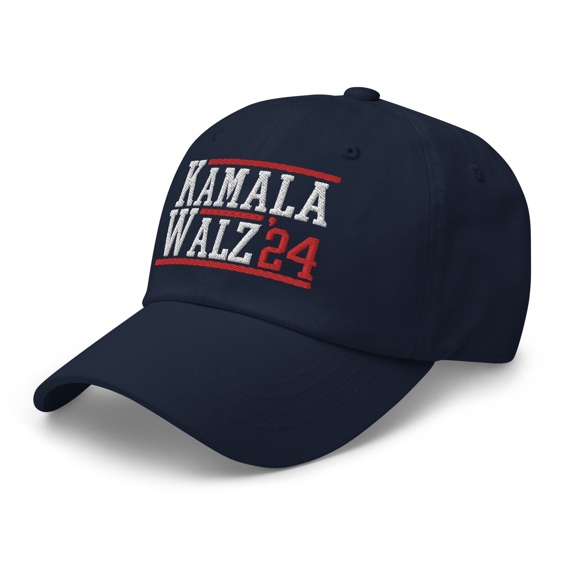 Kamala Harris Tim Walz 2024 Dad Hat Navy