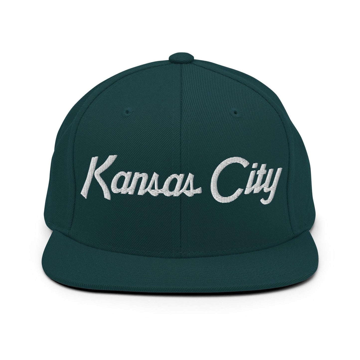 Kansas City Script Snapback Hat Spruce