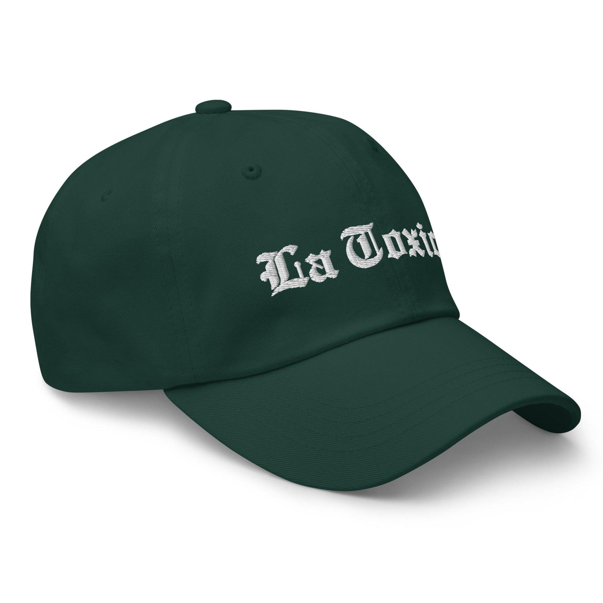 La Toxica OG Old English Dad Hat Spruce