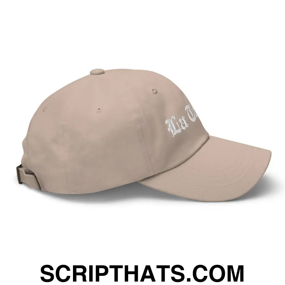 La Toxica OG Old English Dad Hat Stone