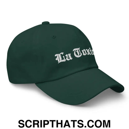 La Toxica OG Old English Dad Hat Spruce