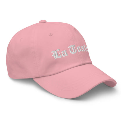 La Toxica OG Old English Dad Hat Pink