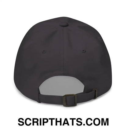 La Toxica OG Old English Dad Hat Dark Grey