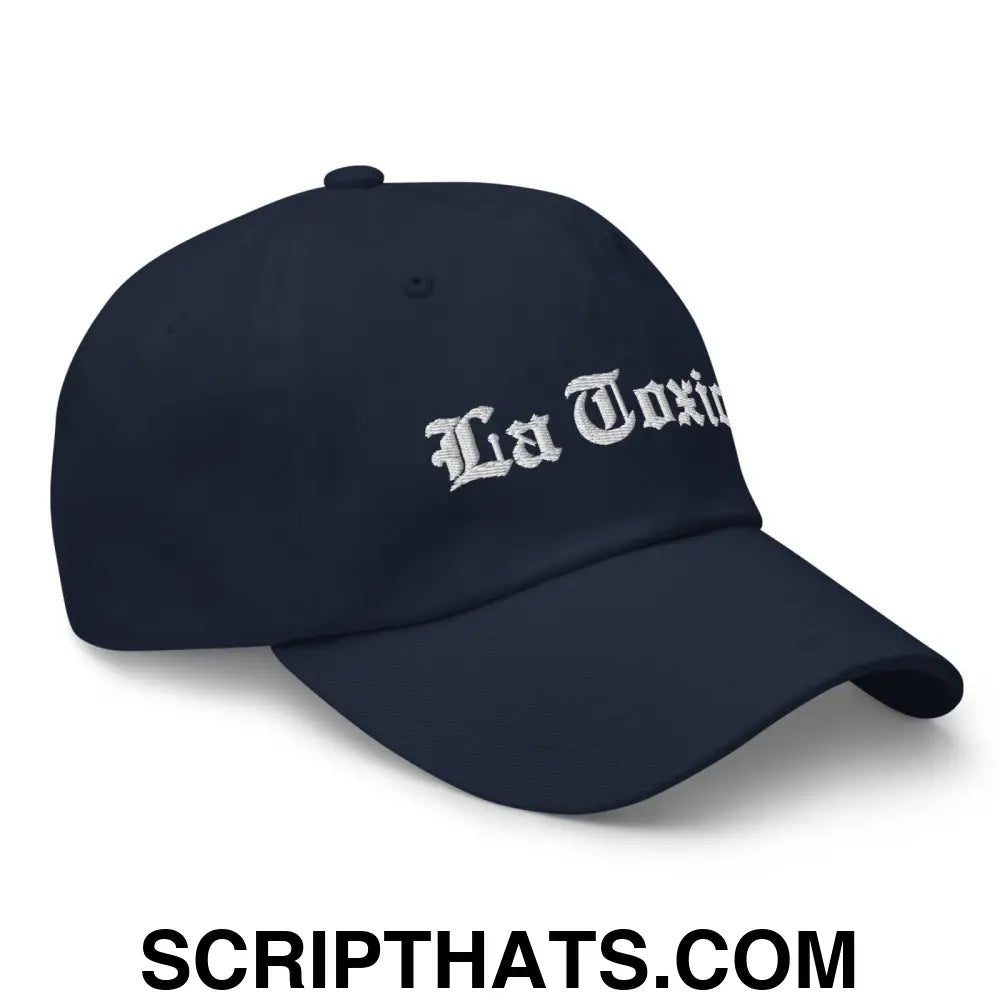 La Toxica OG Old English Dad Hat Navy