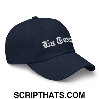 La Toxica OG Old English Dad Hat Navy