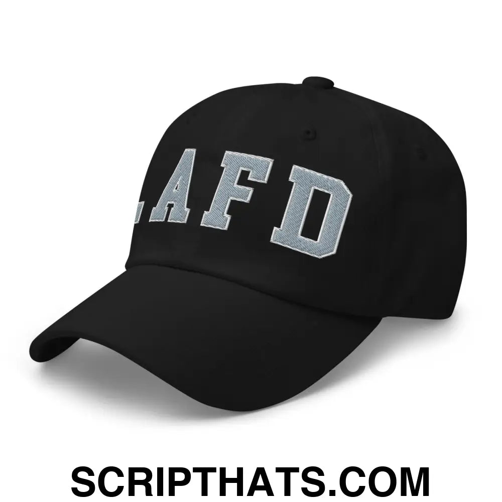 LAFD Los Angeles Fire Department Embroidered Dad Hat Black