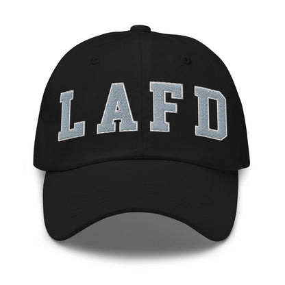 LAFD Los Angeles Fire Department Embroidered Dad Hat Black