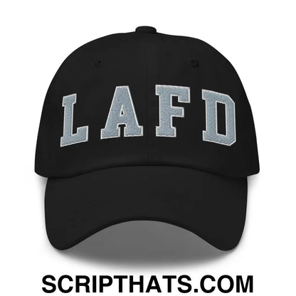 LAFD Los Angeles Fire Department Embroidered Dad Hat Black