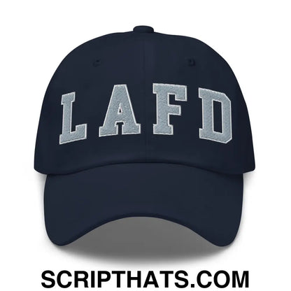 LAFD Los Angeles Fire Department Embroidered Dad Hat Navy