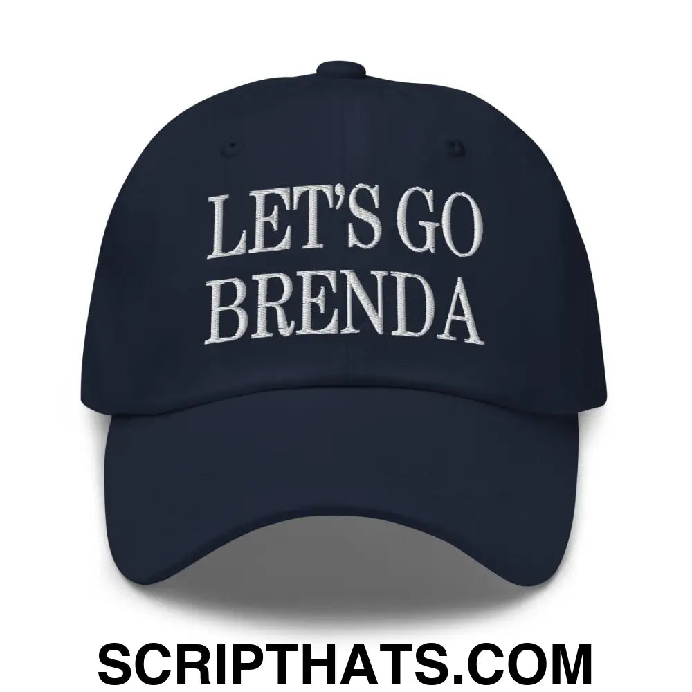 Let's Go Brenda Dad Hat Navy