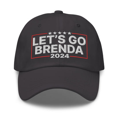 Let's Go Brenda FKH Dad Hat Dark Grey