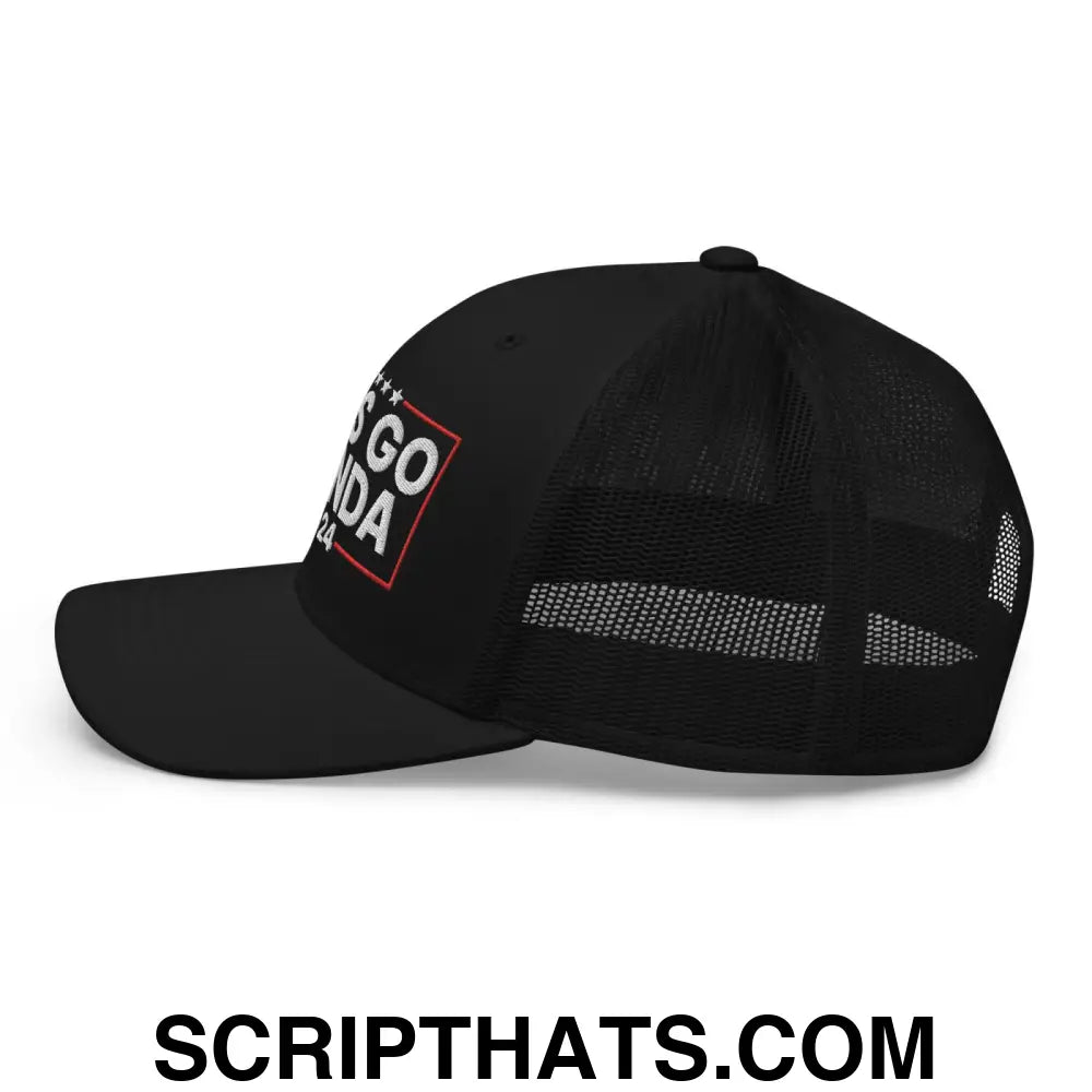 Let's Go Brenda FKH Retro Trucker Hat Black