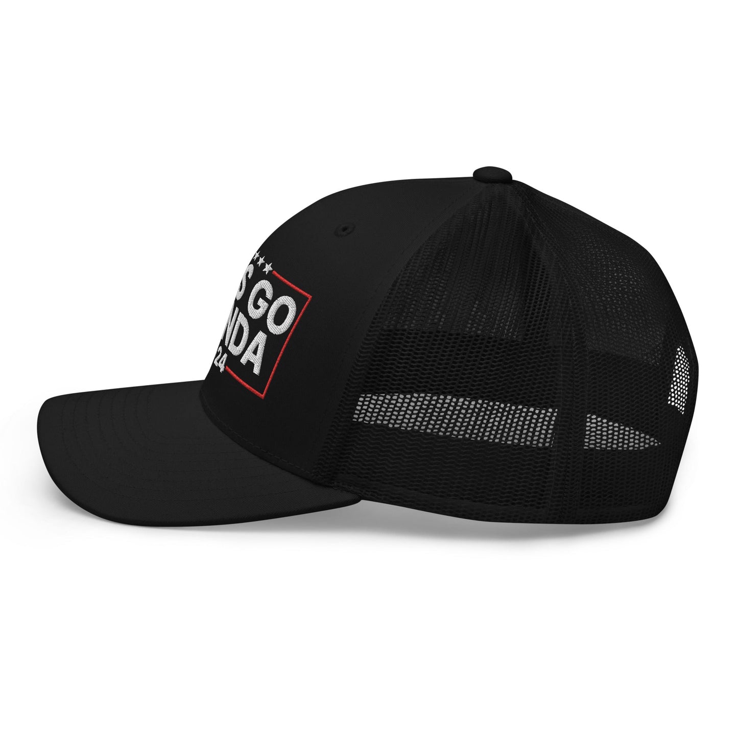 Let's Go Brenda FKH Retro Trucker Hat Black