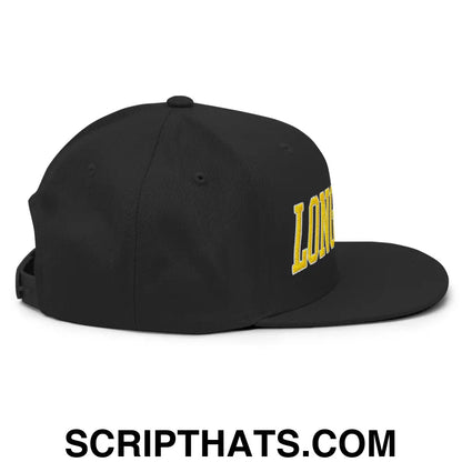 Long Beach Block Snapback Hat Black