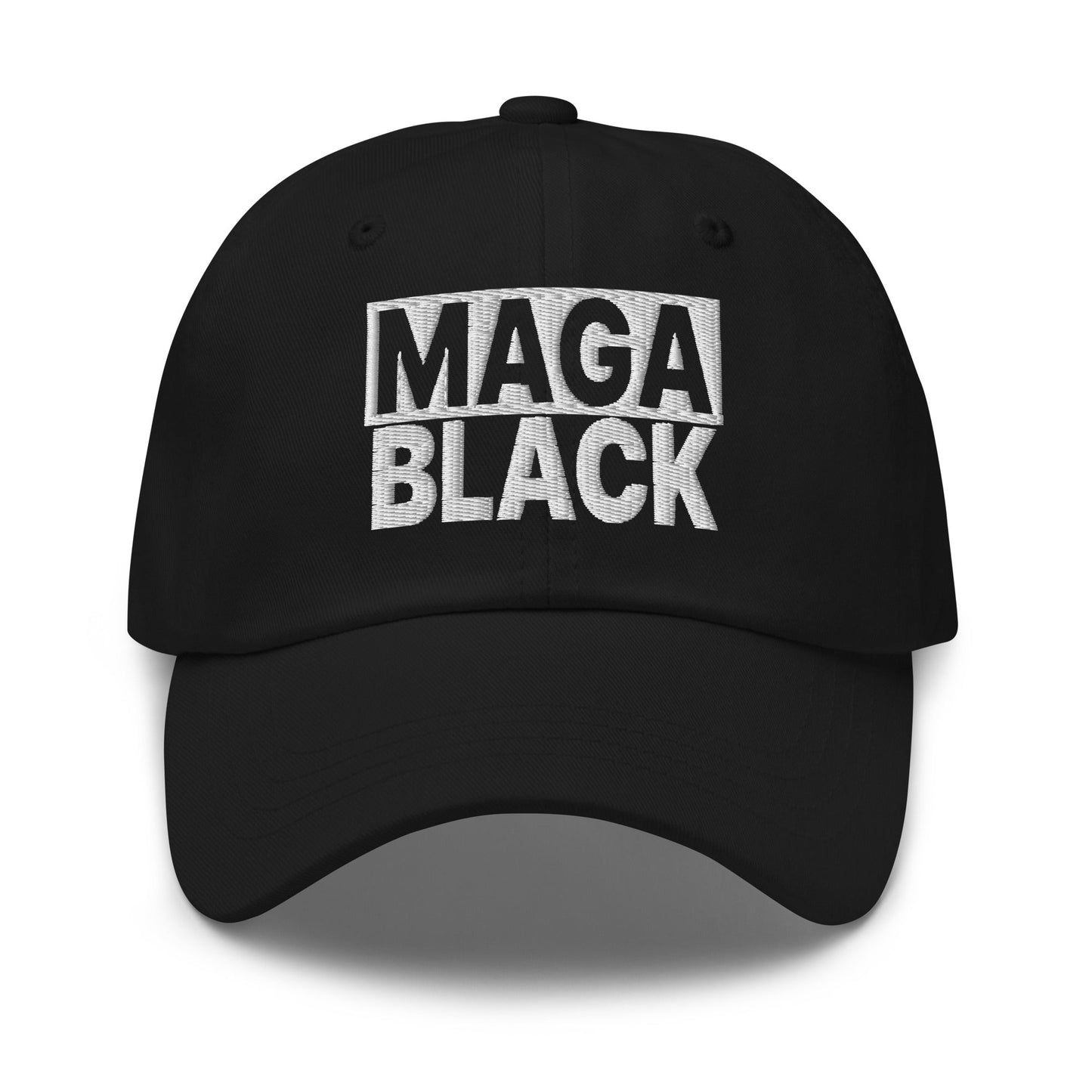 MAGA Black Dad Hat Black